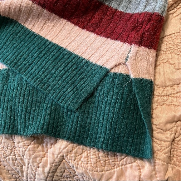 -Old Navy Striped Split Hem Crew Neck Sweater S - Picture 7 of 8